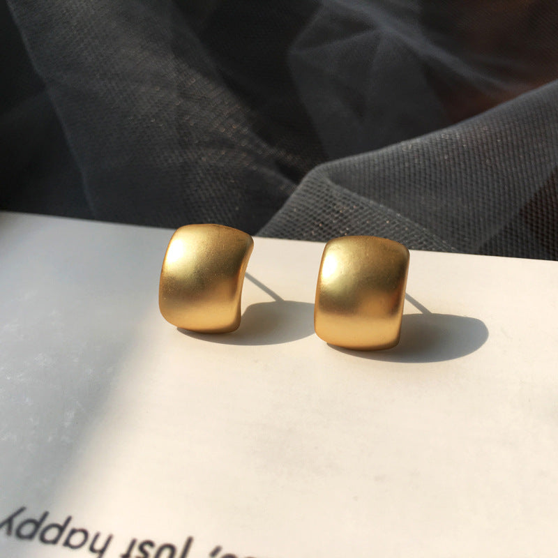 Gold earrings