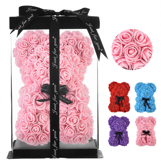 Eternal Flower Rose Teddy Bear